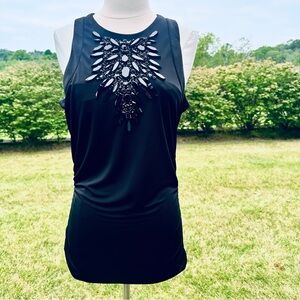 CACHE Black Embellished Women's Top